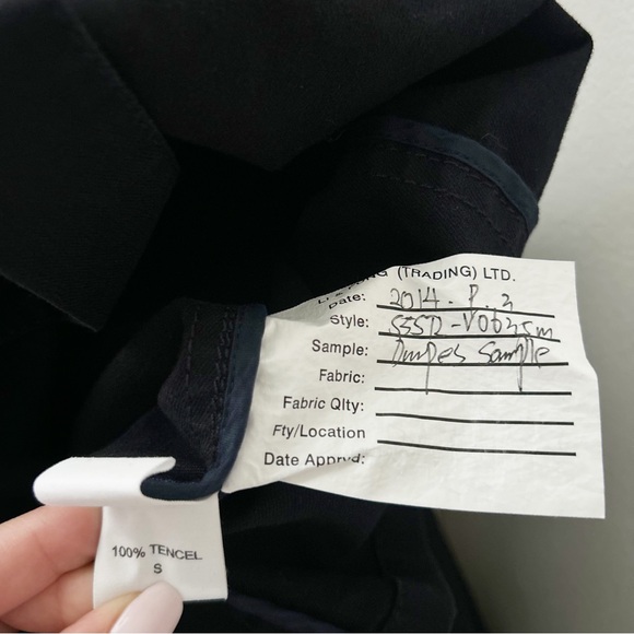 NEW Sample Eileen Fisher Double Breasted Belted Tencel Dress - Picture 6 of 6